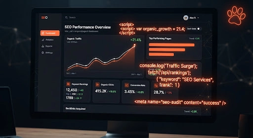Interfejs metryk SEO